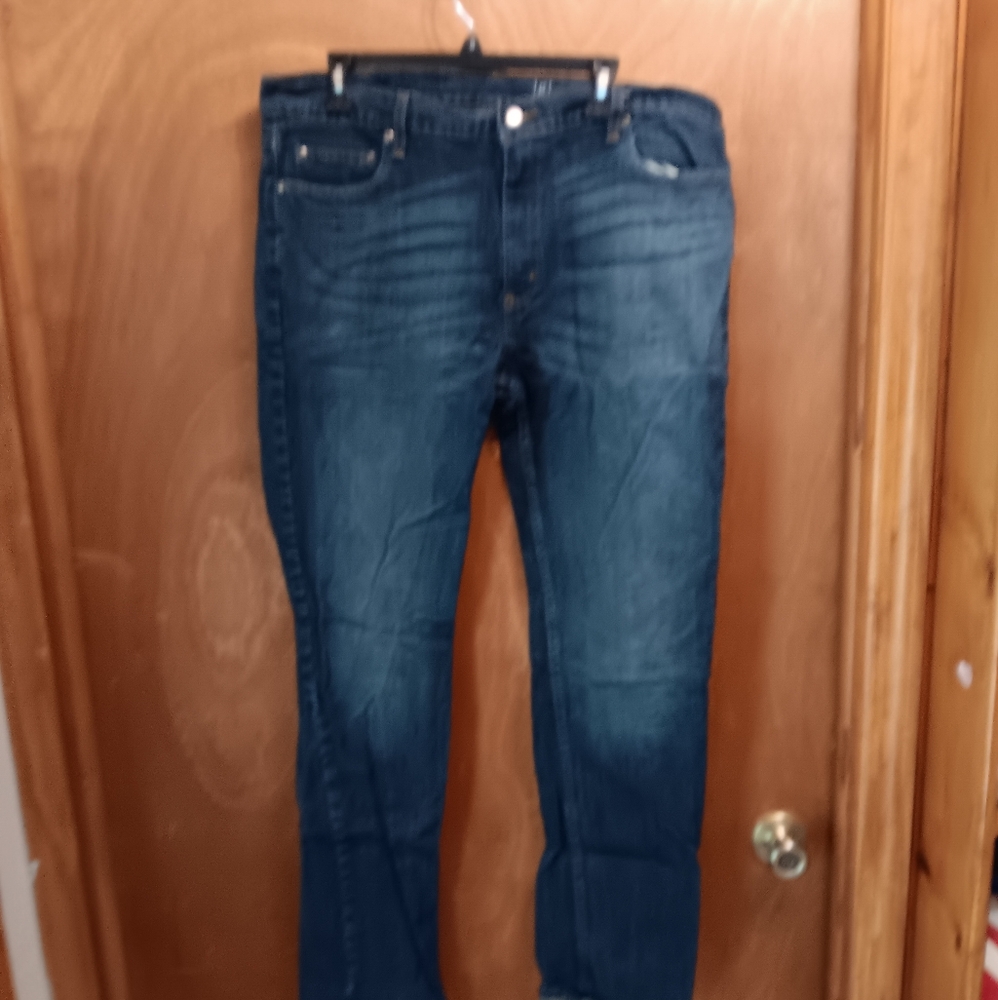 George Dark Wash Slim Jeans